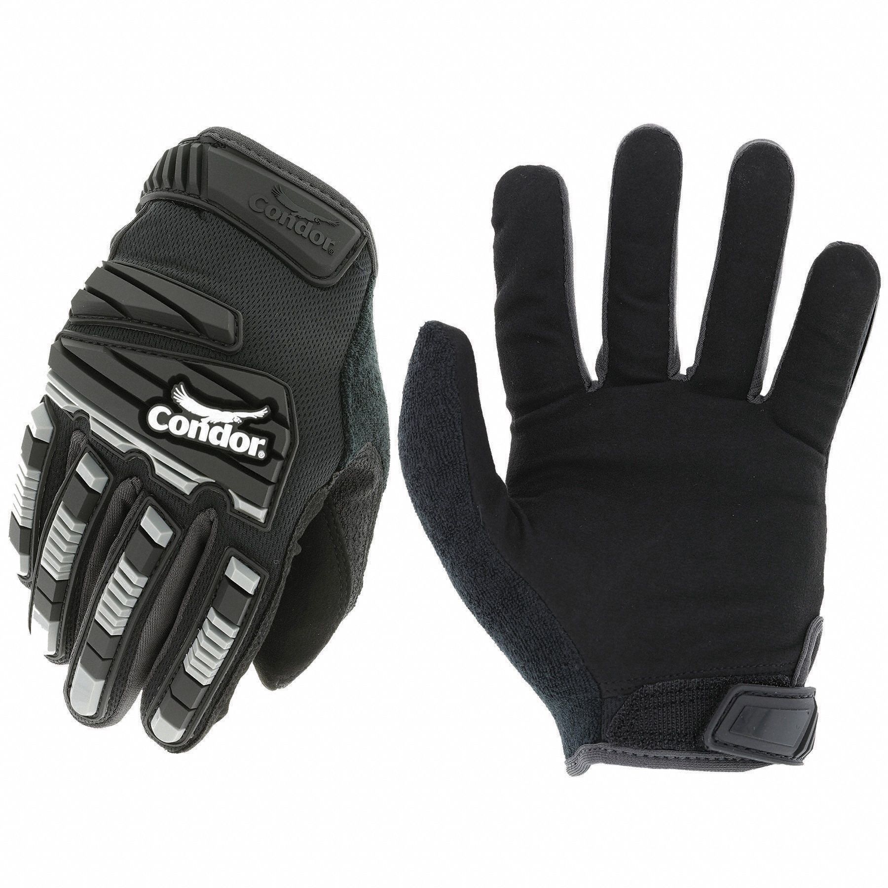 Mechanics-Style Impact-Resistant Gloves