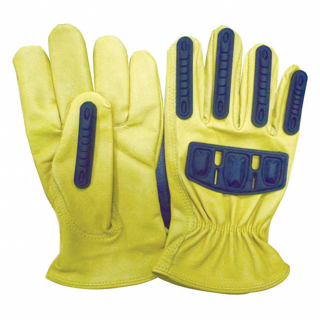 Leather Impact-Resistant Gloves