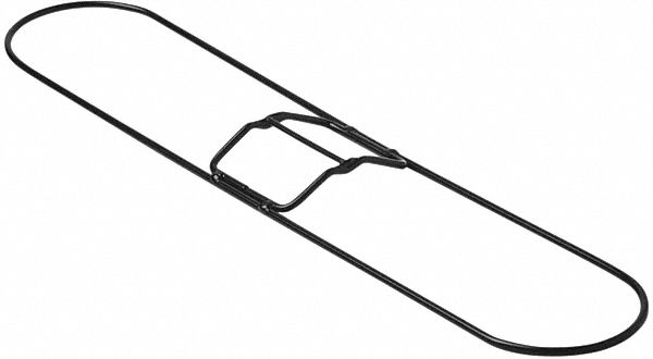 Dust Mop Frame: Snap On Connection, 24 in Wd, 5 in Dp, Snap On, 12 PK