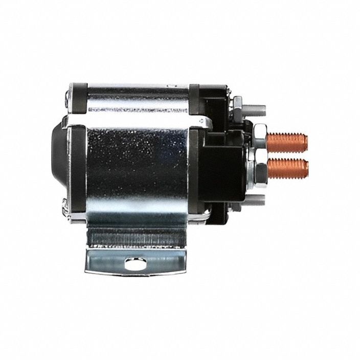 DC Power Solenoid: 150 A Current Rating, 24 V DC Coil Volt, SPST-NO, 4 Terminals, Continuous