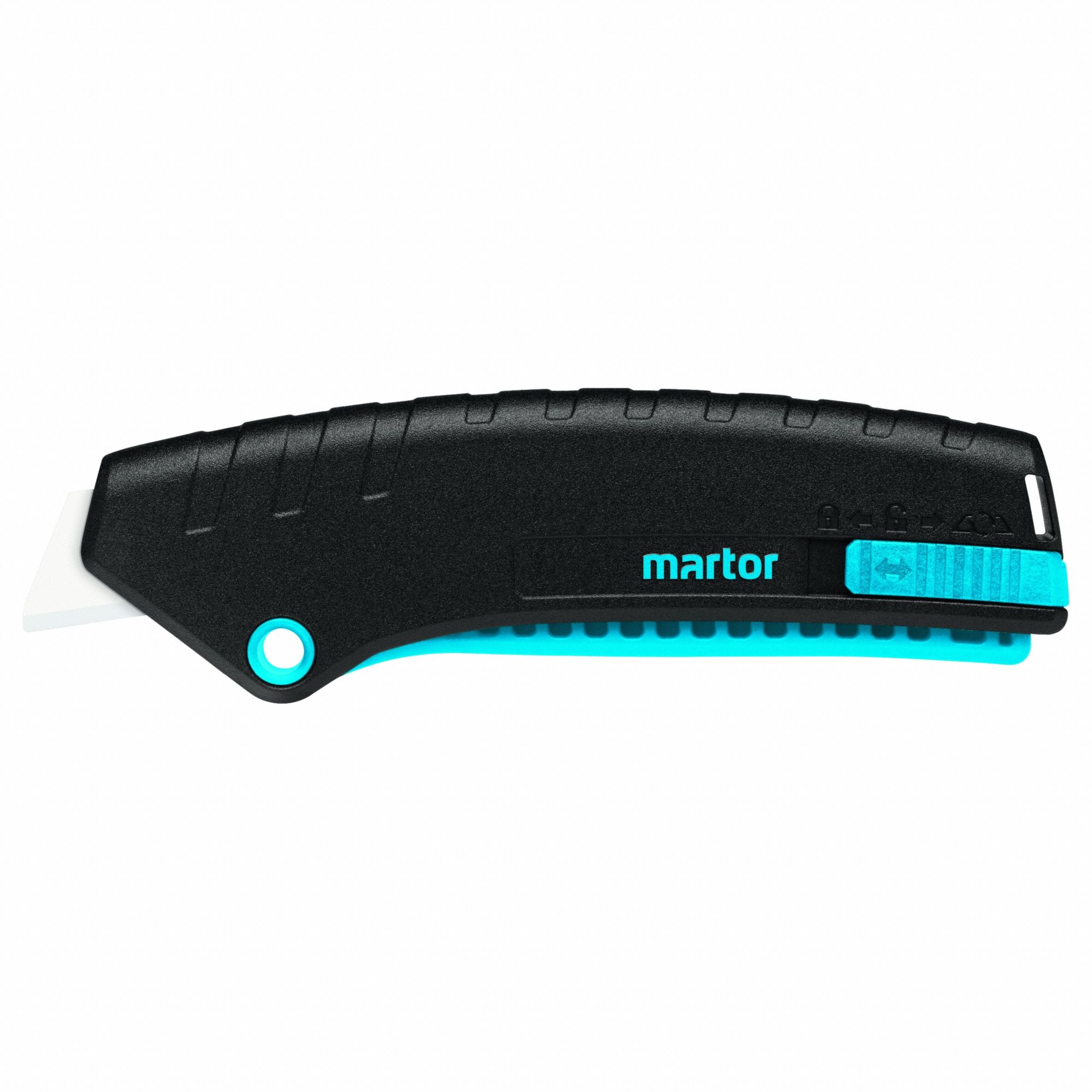 MARTOR, 139 mm Overall Lg, Textured, Squeeze-grip safety knife, ceramic ...