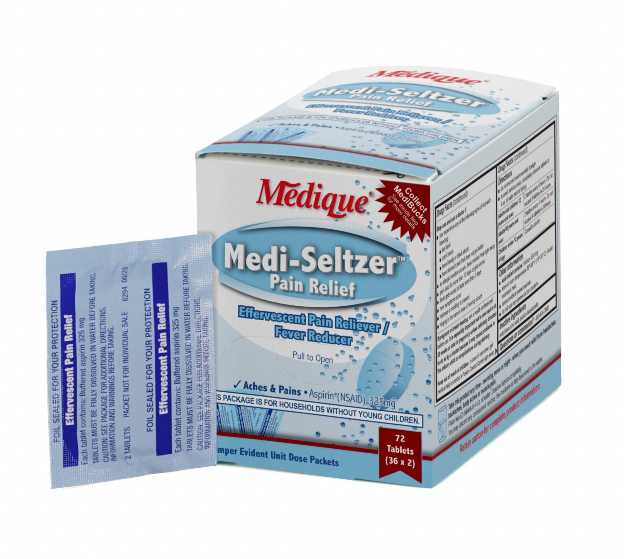 Antacids and Indigestion: Unflavored, 36 Individual Doses