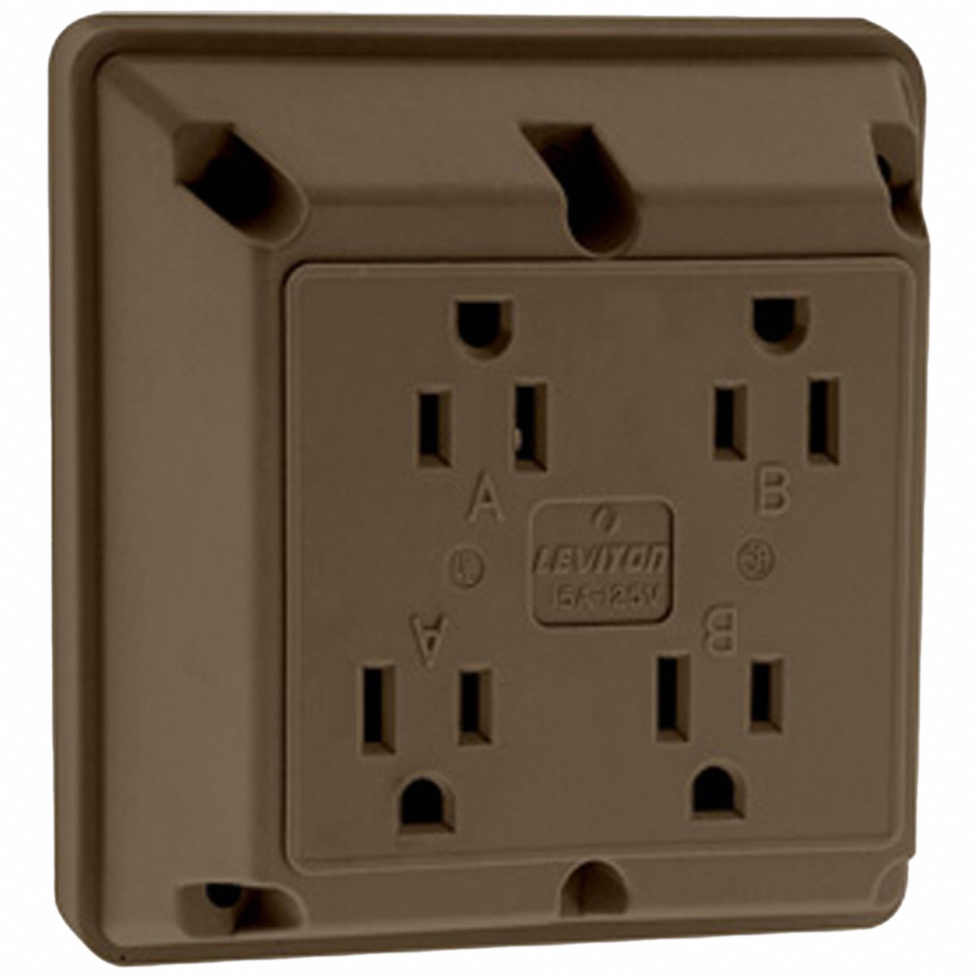 RECEPTACLE,STRAIGHT,15 A