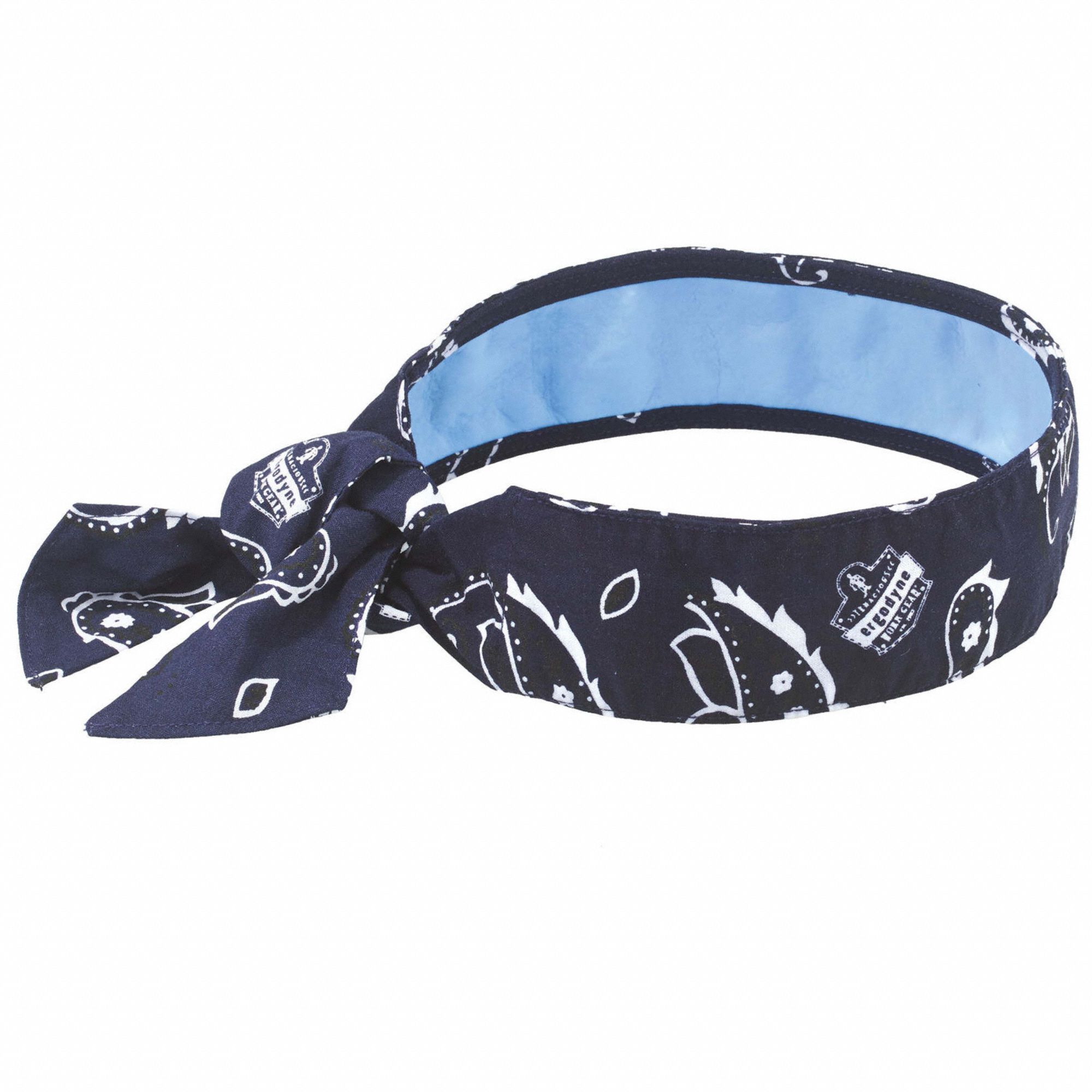 CHILL-ITS BY ERGODYNE, Navy, Universal, Evaporative Cooling Bandana ...