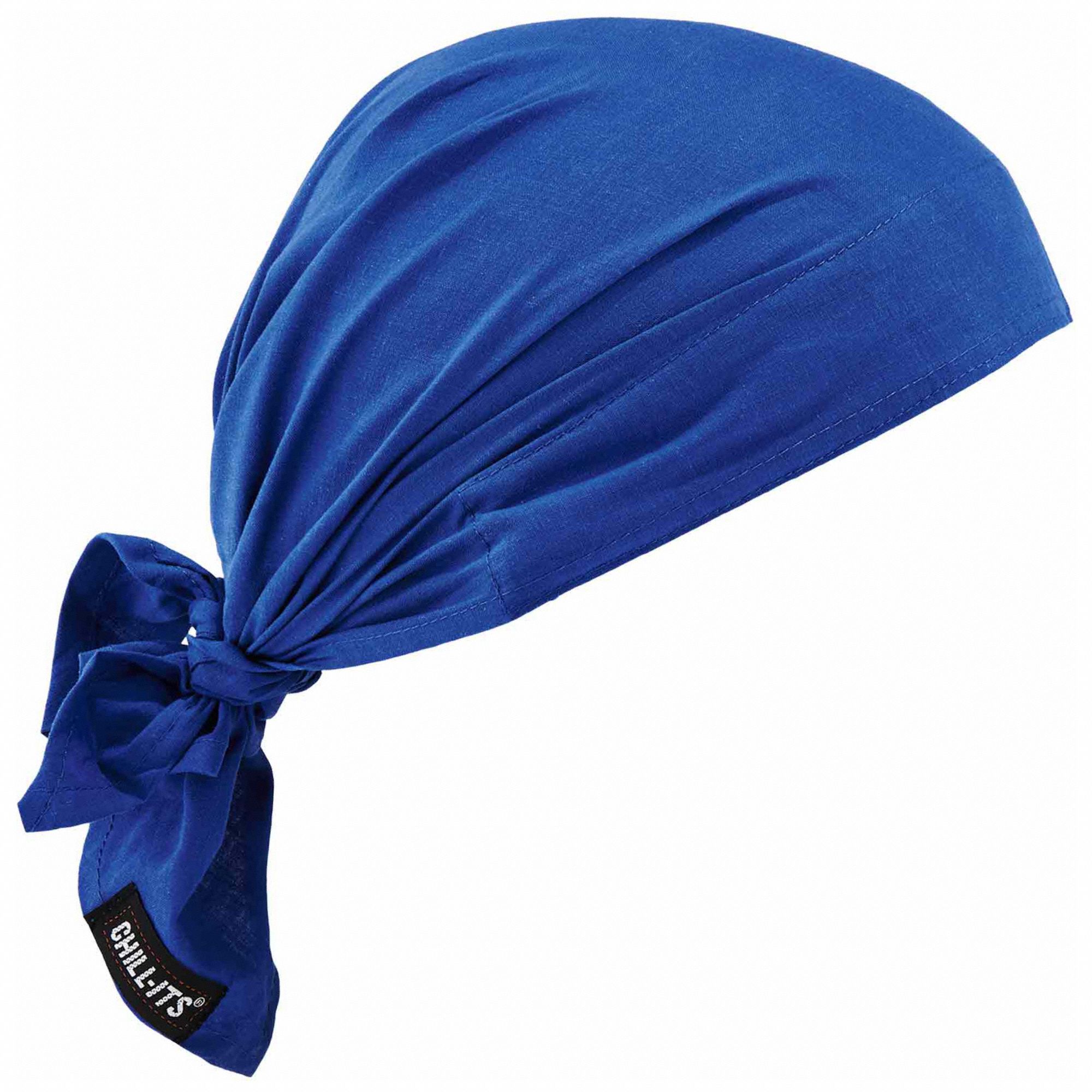 6710CT TRIANGLE HAT, BLUE, UNIVERSAL, 9½ X 7 IN, COTTON, PVA, EVAPORATIVE, UP TO 4 HR