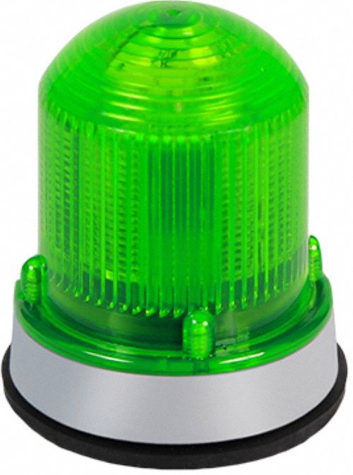 Warning Light: Green, LED, 1/2 in Internal NPT/3/4 in External NPT, 120V AC