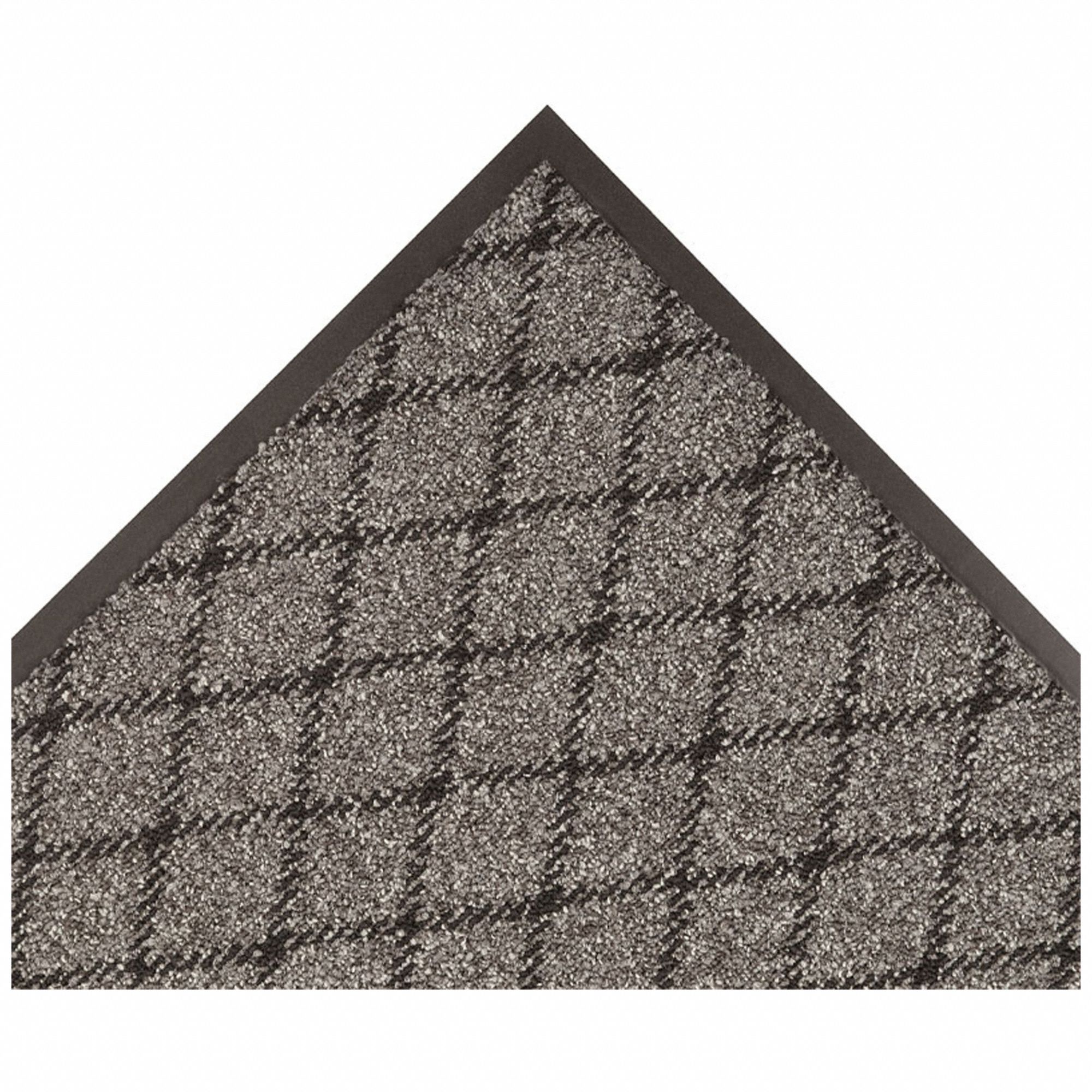 ENTRANCE RUNNER, DIAMOND, INDOOR, MEDIUM, 3X10 FT, ⅜ IN THICK, NYLON/VINYL, FLAT EDGE