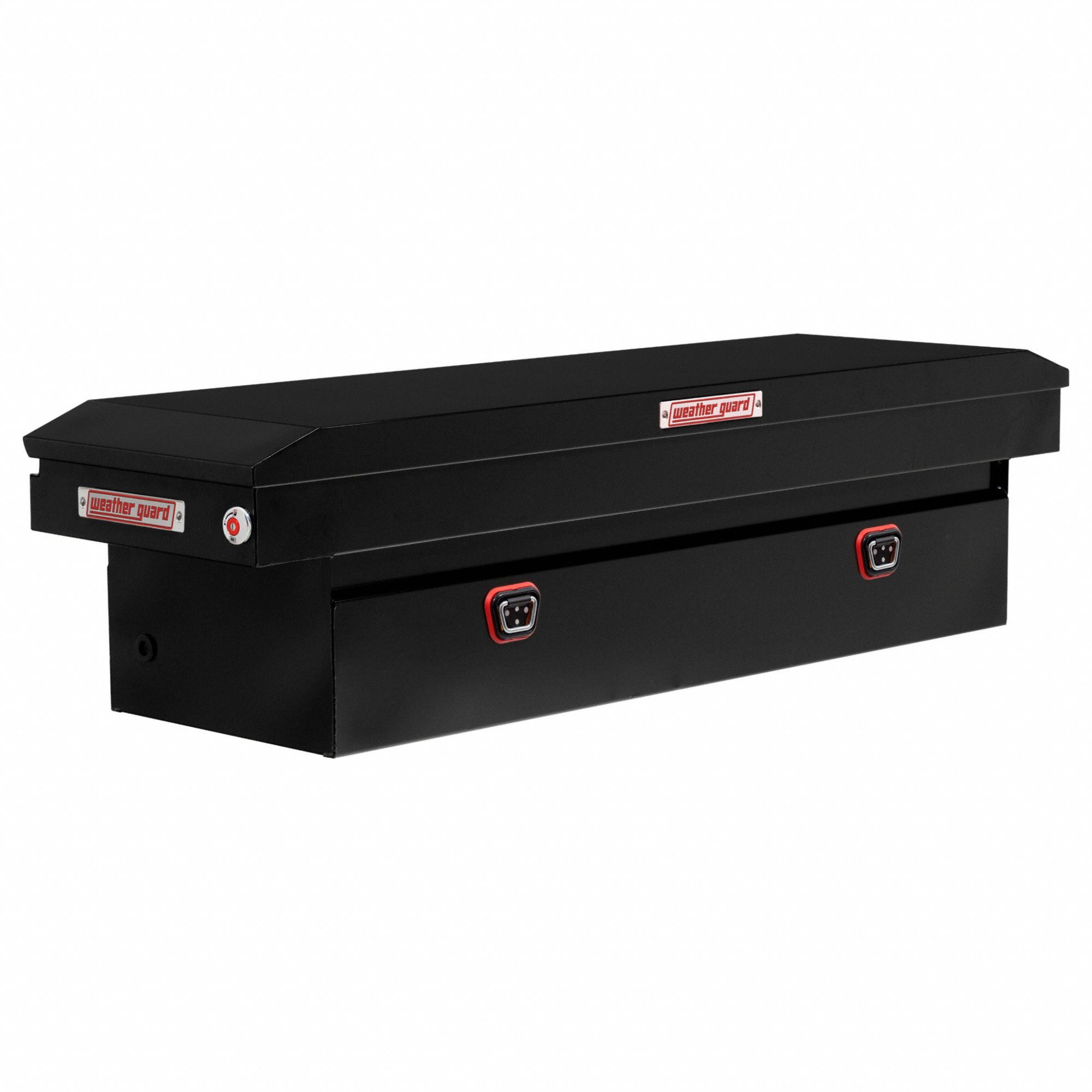 Crossover Truck Box: Crossover Truck Box, Single Lid Lid, 72 in Overall Wd, Steel