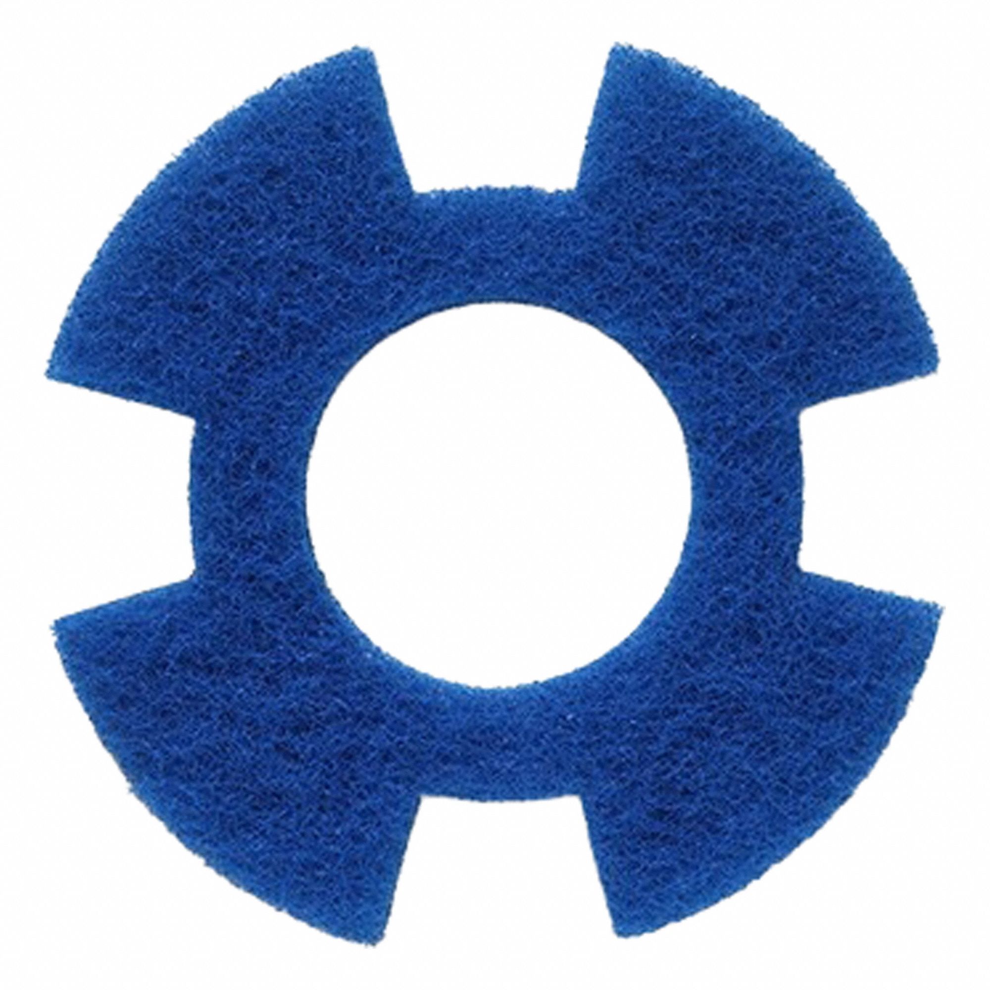 Scrubbing Pad 7 in dia Blue