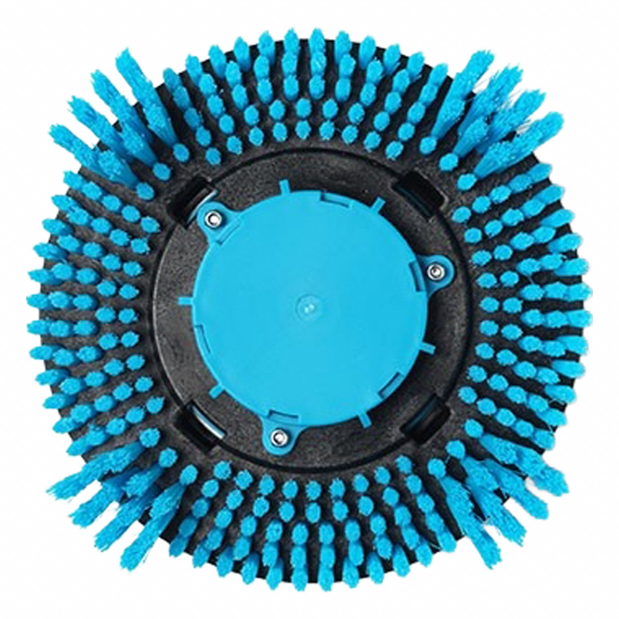 Pad Driver: 7 in Pad/Brush Size, Round, 7 in Dia, 14 1/2 in Fits Machine Size, Polypropylene