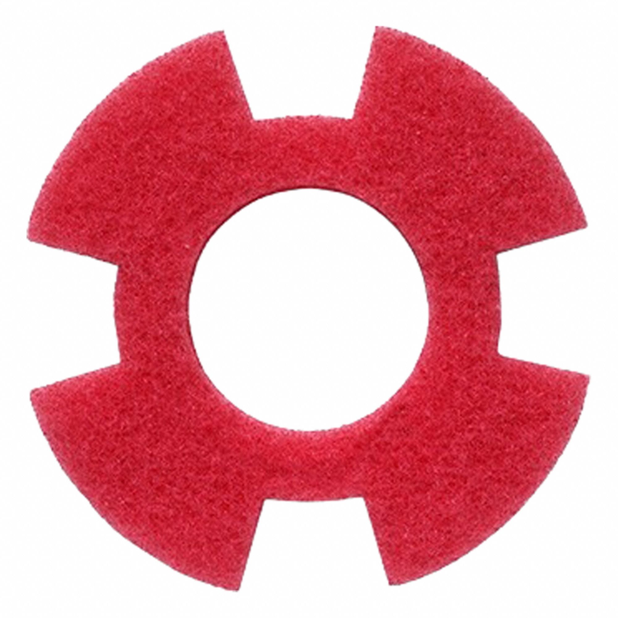 Scrubbing Pad 7 in dia Red