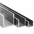 Aluminum U-Channel Stock image