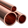 Copper Round Tube Stock image