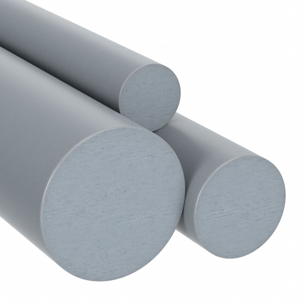 Nylon Rod 35500mm Plastic Round Rod Opaque White 3/4 Diameter Two Lengths Available for Automobile Wear-Resistant Parts and Electrical Accessories 
