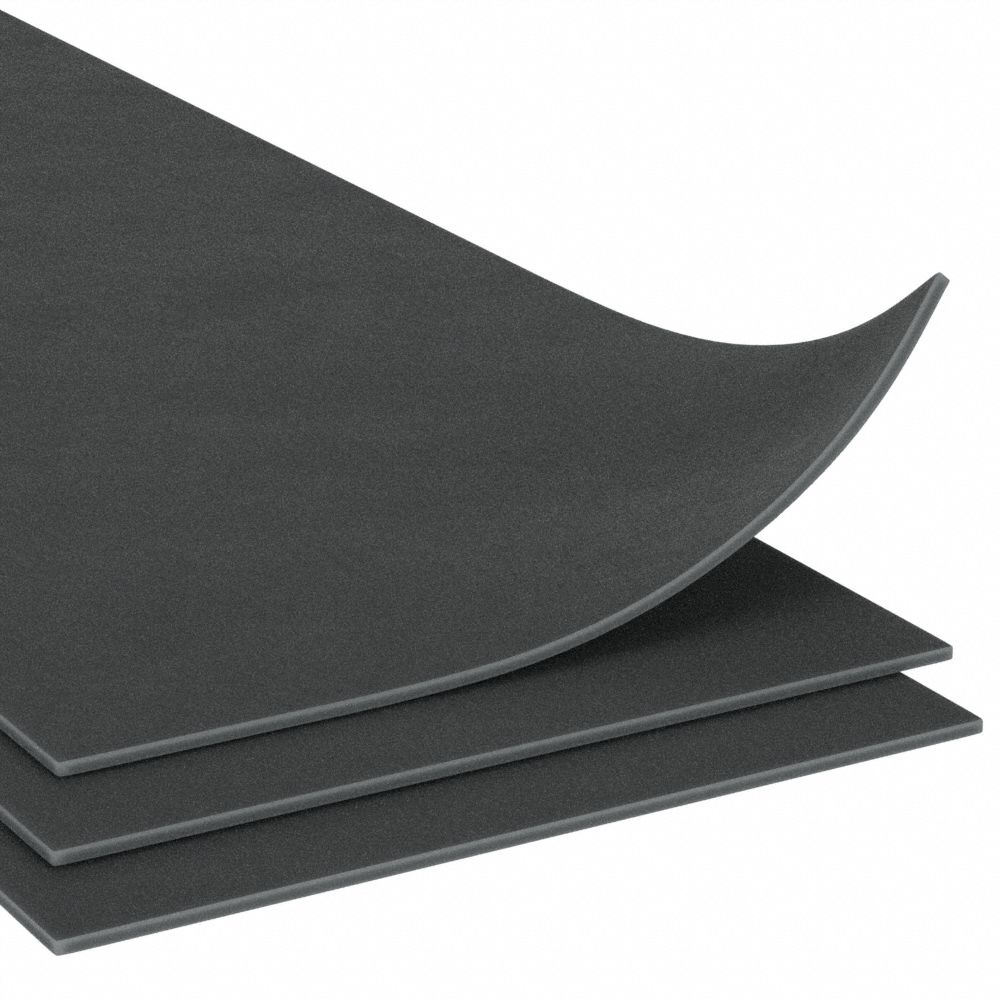 1 PC Black/White Equipment Rubber Mats industrial cushion block long square  Multifunctional Anti Vibration Mat