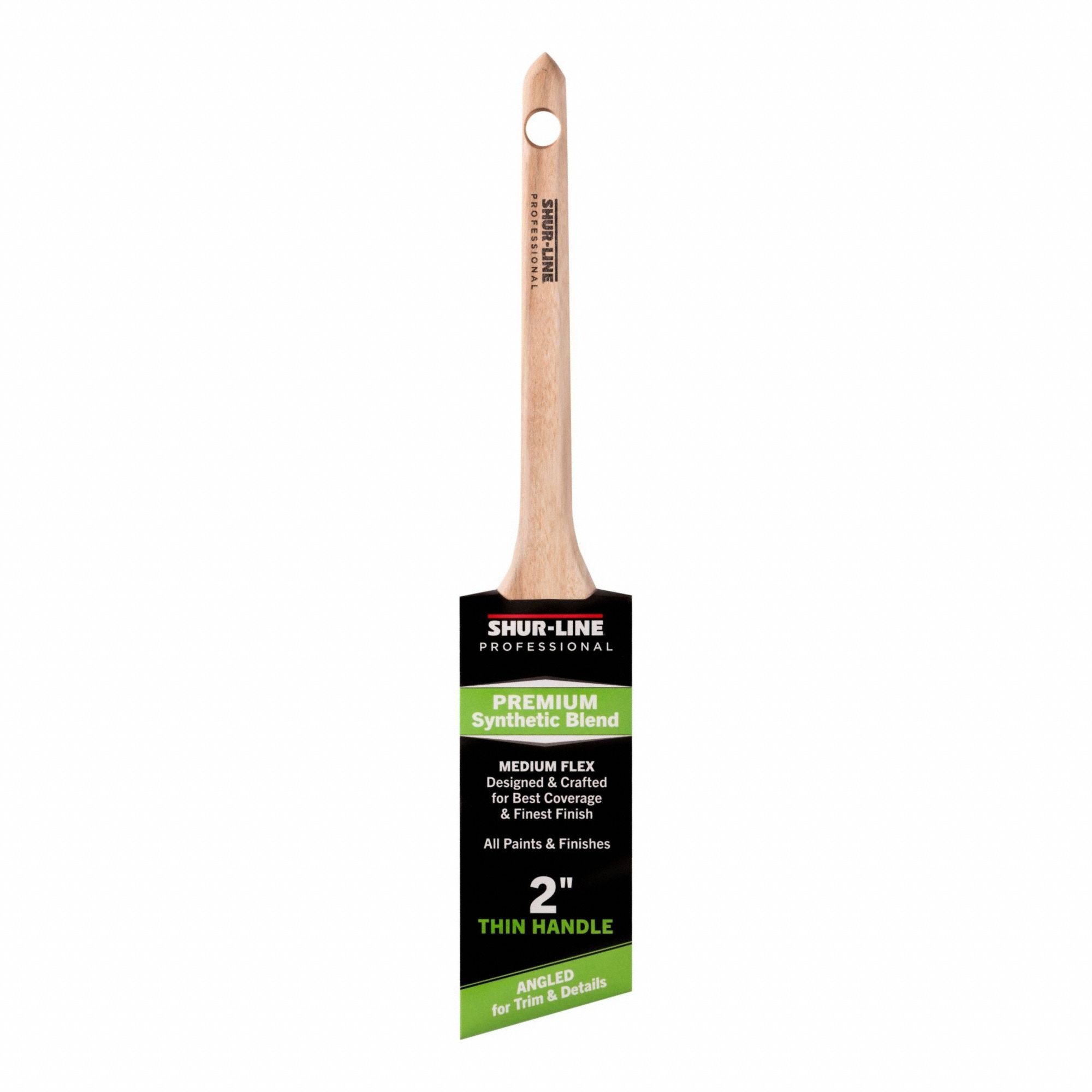 Paint Brush, Angle Sash, Synthetic, 2 in