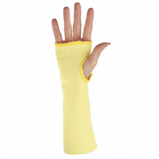 Kevlar® Cut Resistant Sleeve with Thumbhole - 18