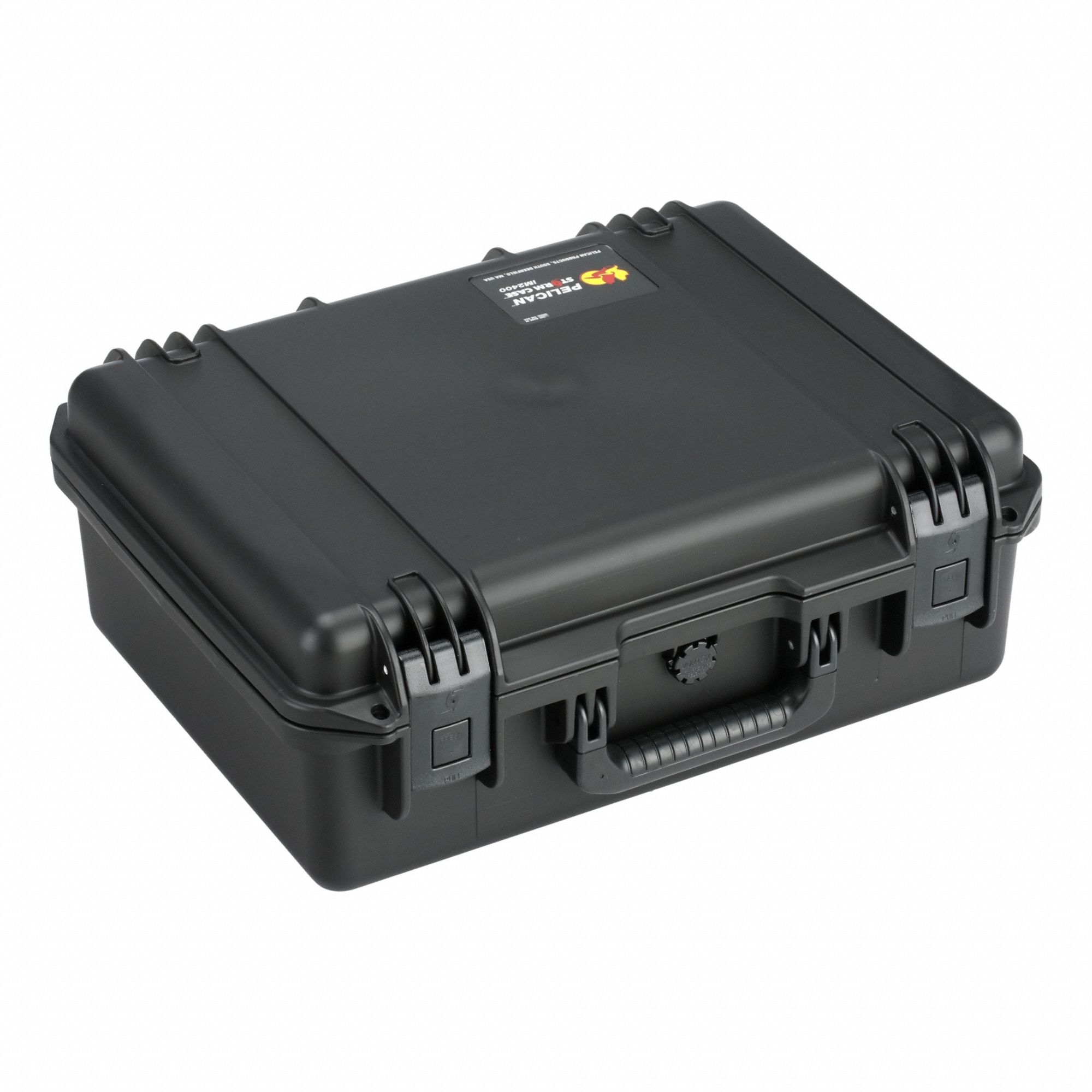 Protective Case: 13 in x 18 in x 6 3/4 in Inside, No Foam, Black, Stationary, 6 lb Wt
