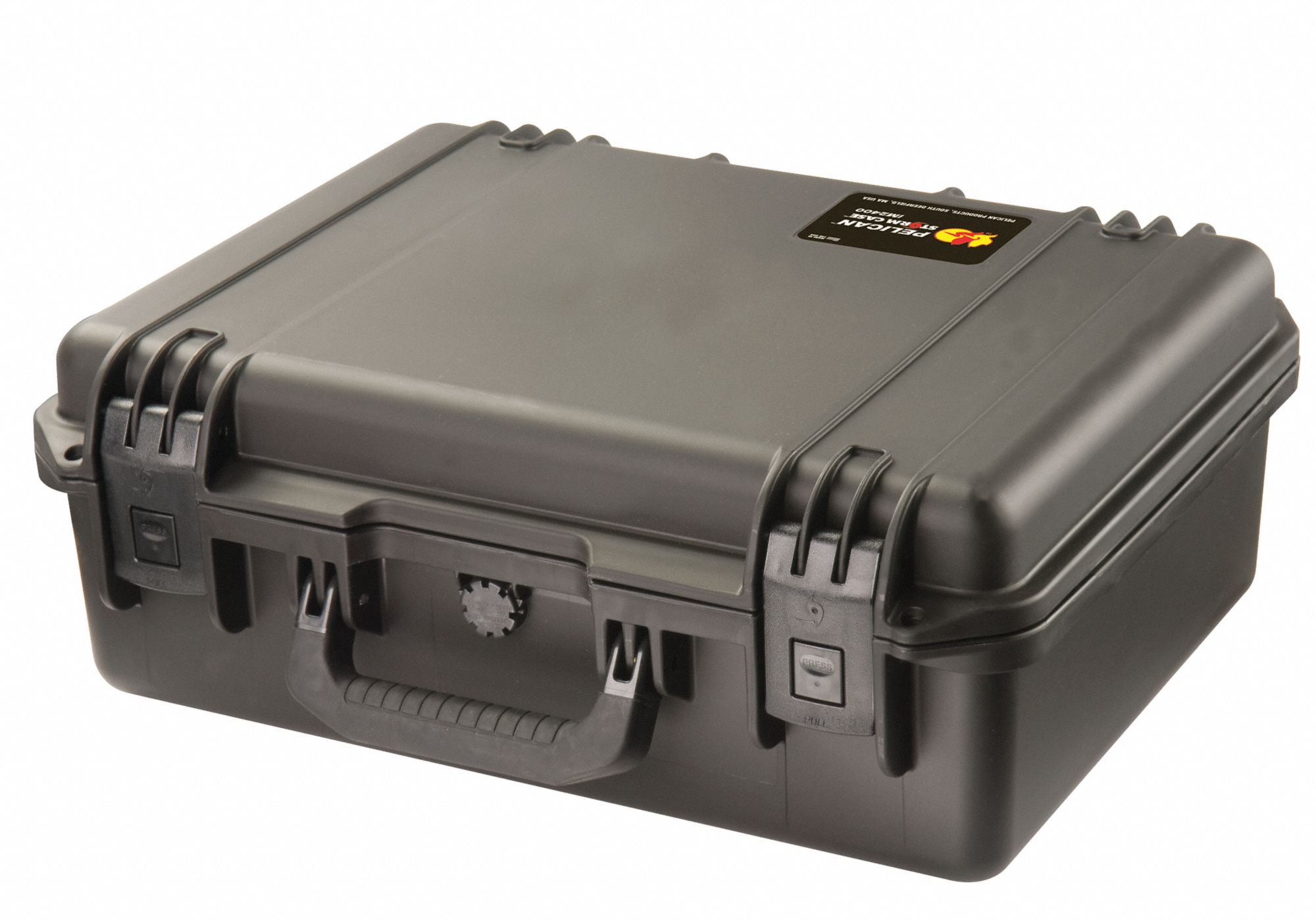 PROTECTIVE CASE, 13 IN X 18 IN X 6¾ IN INSIDE, BLACK, STATIONARY, NO FOAM INCLUDED