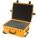 PROTECTIVE CASE, 17 IN X 22 IN X 10 IN INSIDE, FLAT/PICK AND PLUCK/SOLID, YELLOW, MOBILE