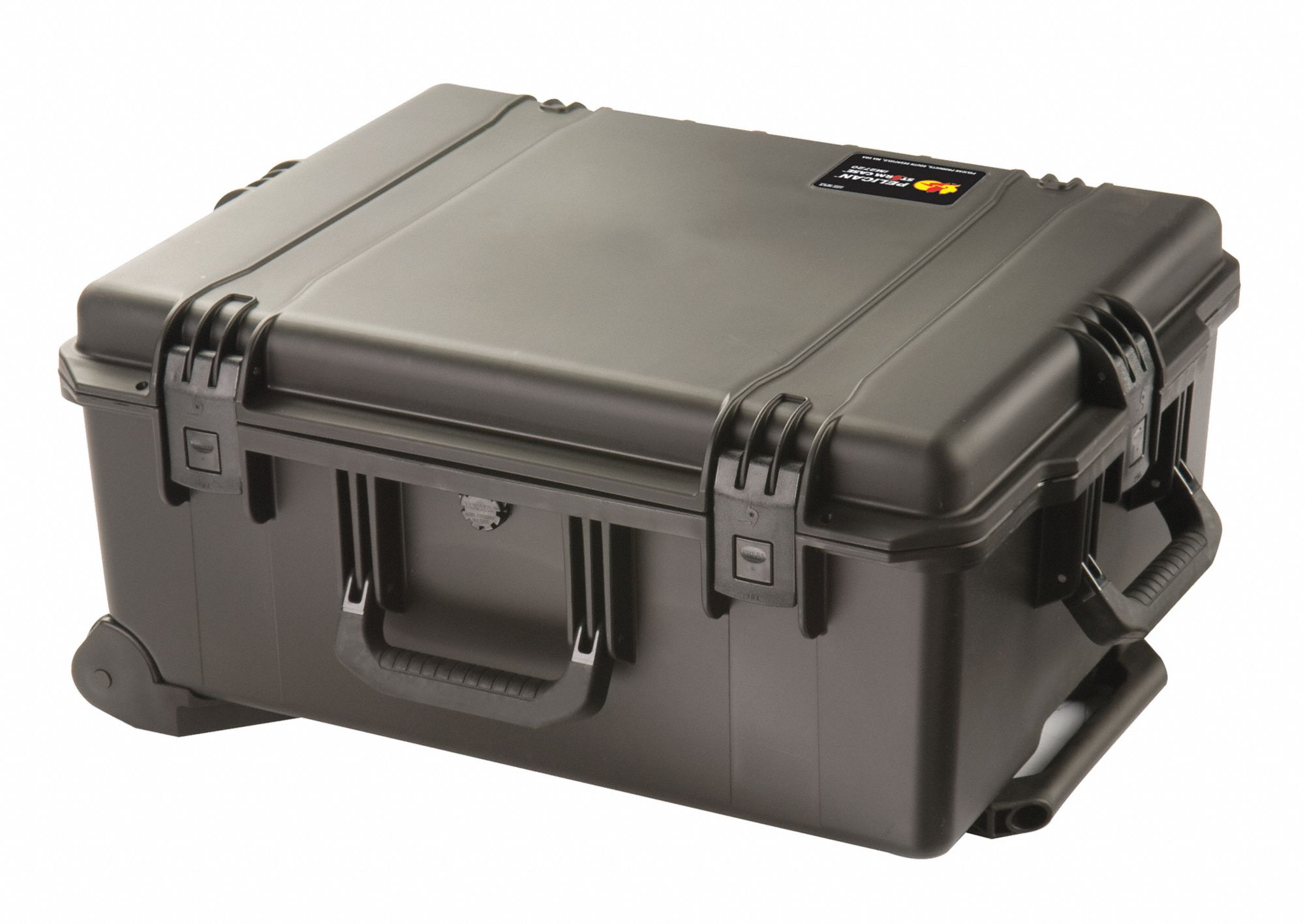 PROTECTIVE CASE, 17 IN X 22 IN X 10 IN INSIDE, BLACK, MOBILE, NO FOAM INCLUDED, 16 LB W