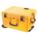 PROTECTIVE CASE, 17 IN X 22 IN X 12¾ IN INSIDE, YELLOW, MOBILE, NO FOAM INCLUDED, PLASTIC