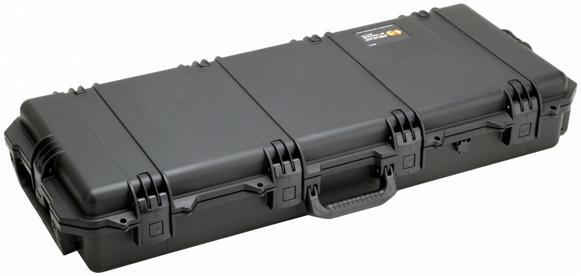 Protective Case: 14 in x 36 1/2 in x 6 in, No Foam, Black, 2 Wheels, 15 lb Wt