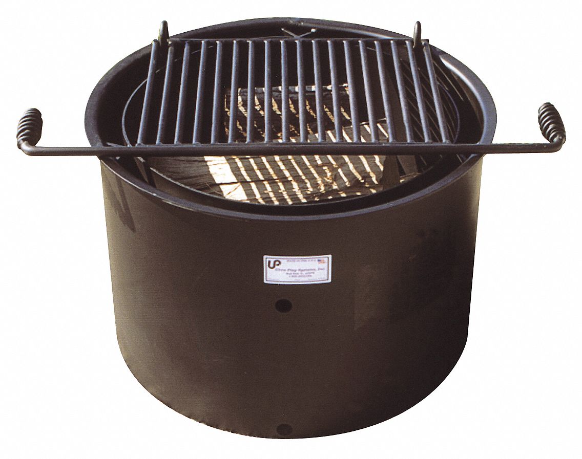 Charcoal, 1 Burners, ADA Fire Ring 12A243600H Grainger