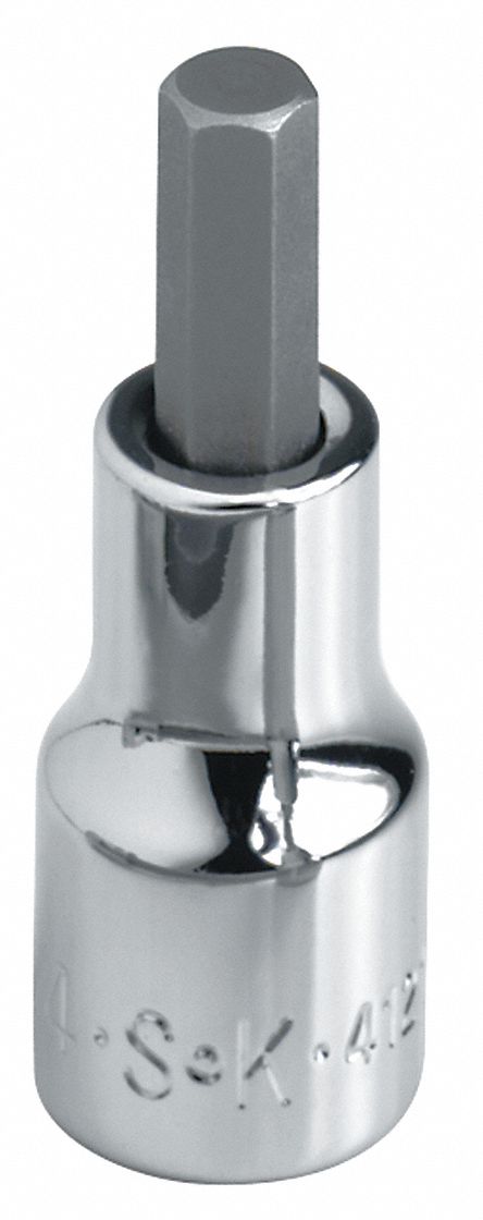 SOCKET,3/8 IN. DR,4MM HEX