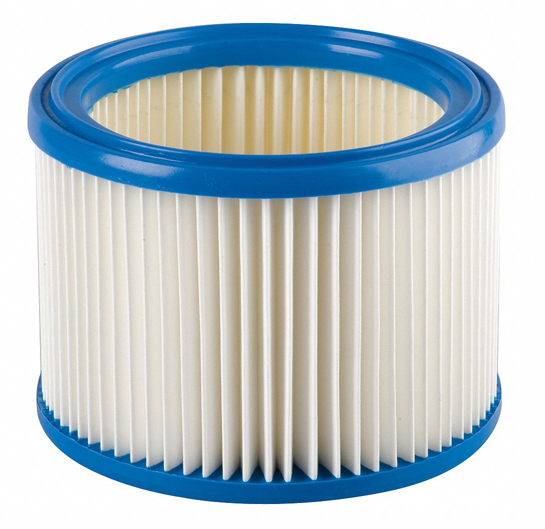 Cartridge Filter: Nilfisk, VL200, HEPA, Dry, Paper