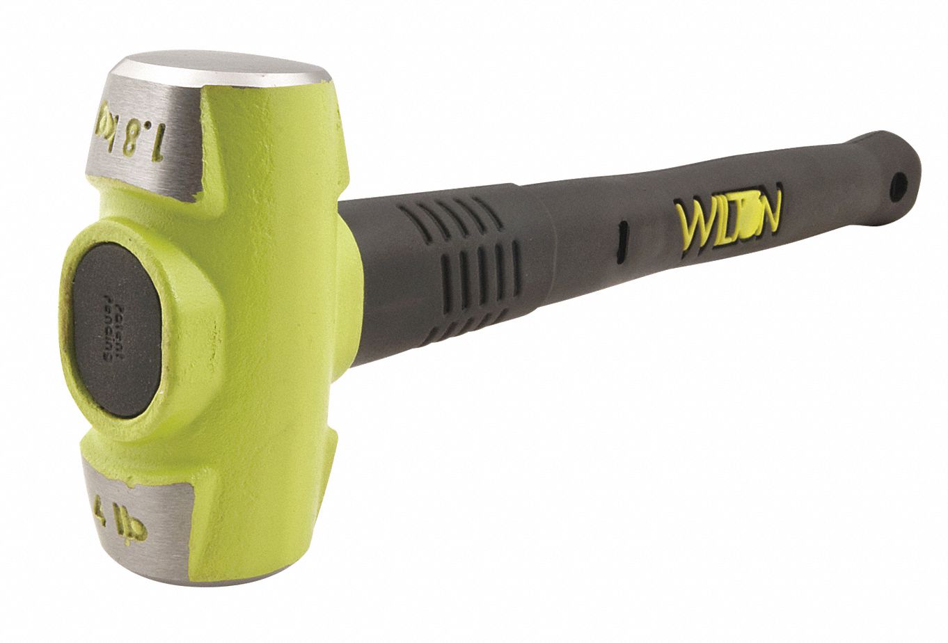 Sledge Hammer 4 lb 18 In Rubber/Steel