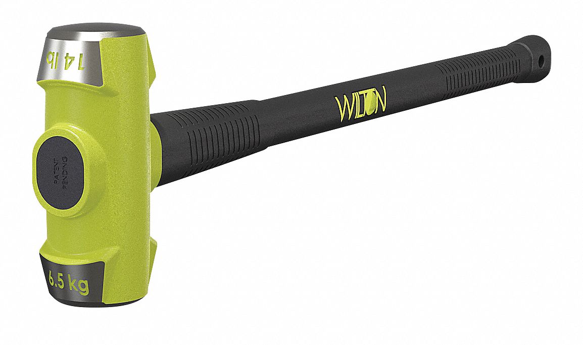Sledge Hammer 14 lb 36 In Rubber/Steel