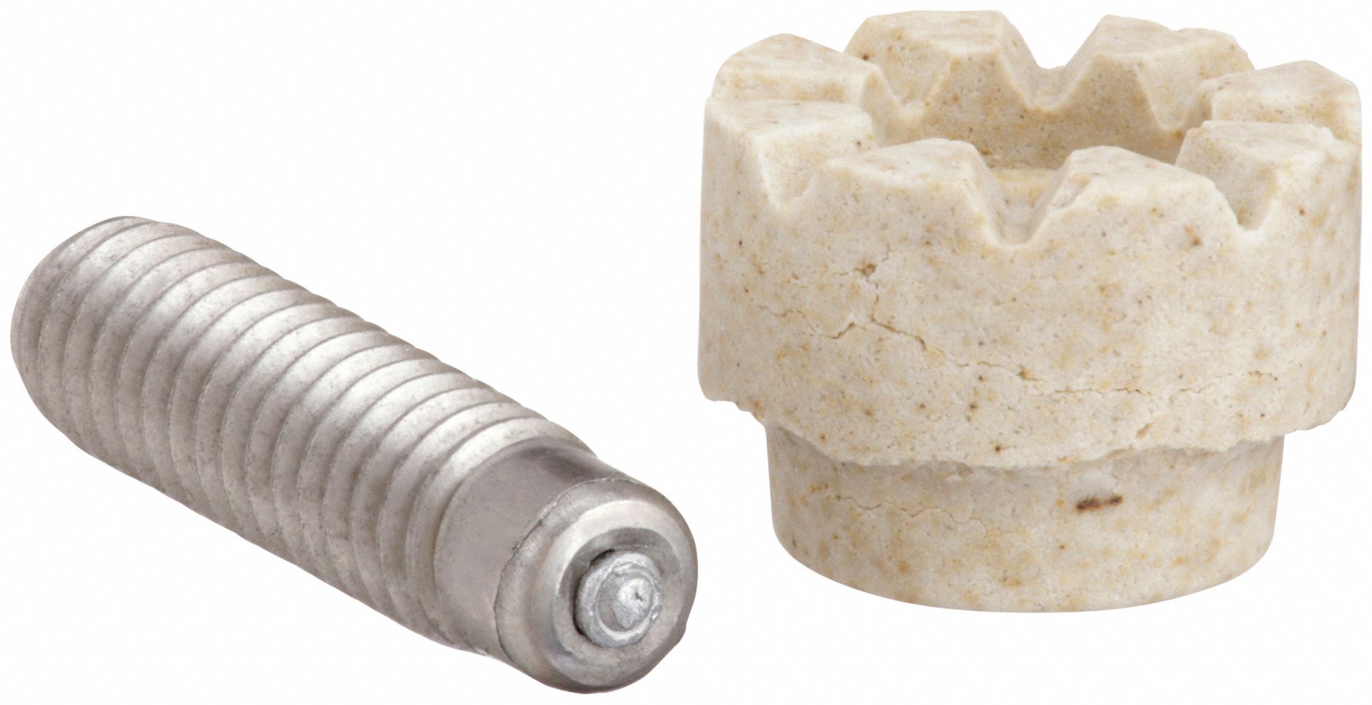 Weld Stud: CFL, 1/4"-20 x 1 1/4", 18-8 Stainless Steel, 1, 000 PK