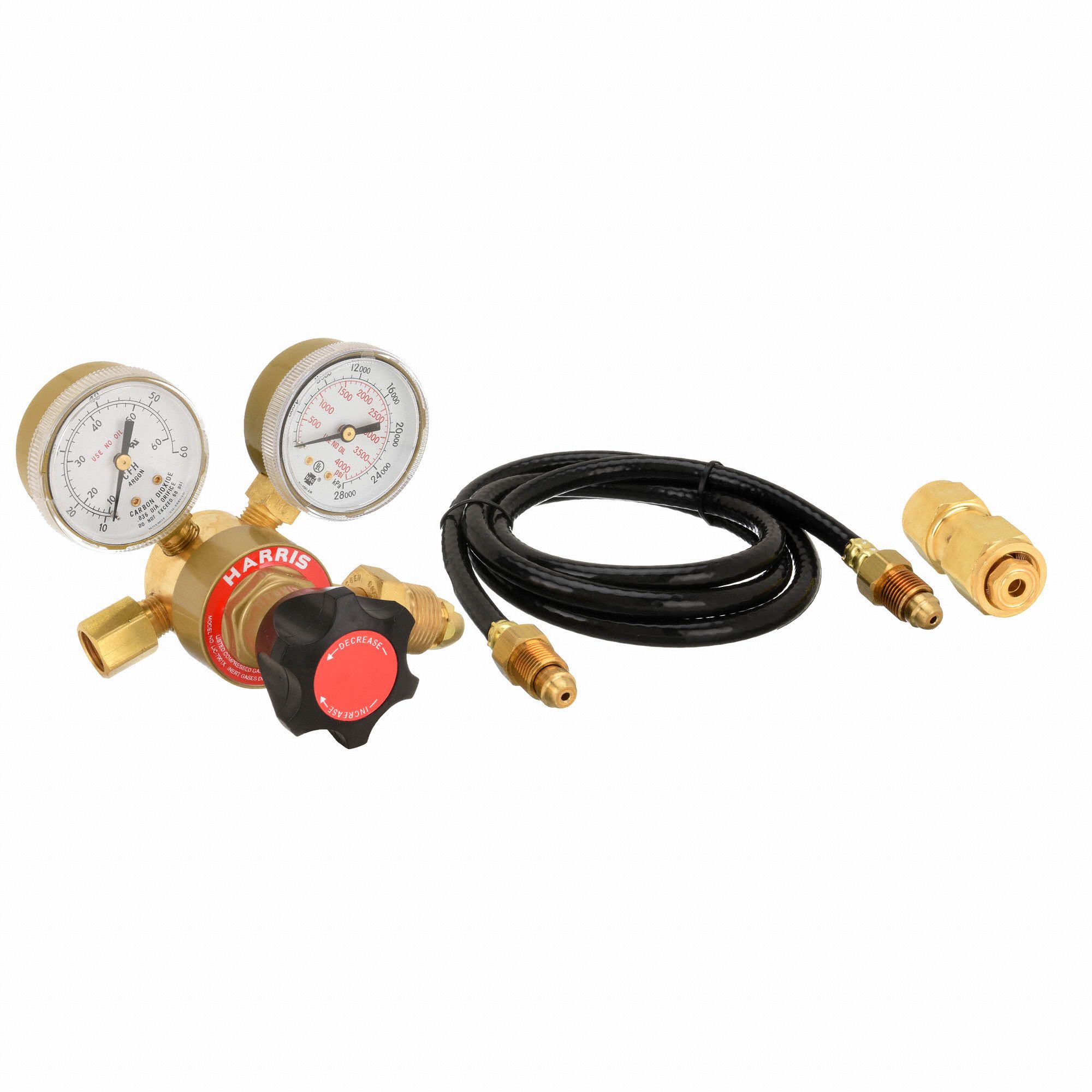 Harris Argon, Carbon Dioxide, Gas Regulator Kit, Cga-580, Two Stage, 20 