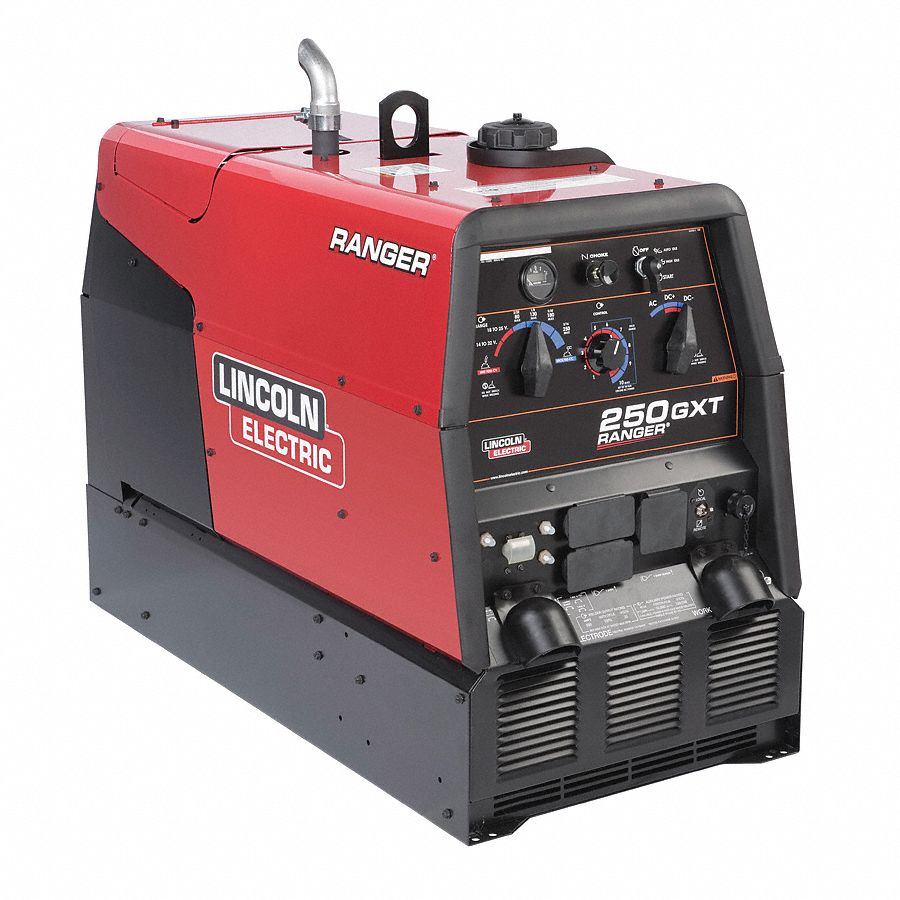 LINCOLN ELECTRIC Engine-Driven Welder: Ranger 250 GXT, Gasoline, 23 hp,  Kohler CH730, Base Model