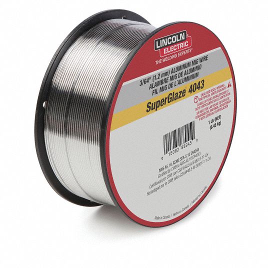 LINCOLN ELECTRIC 1 lb Aluminum Spool Mig Welding Wire with 0.035 in