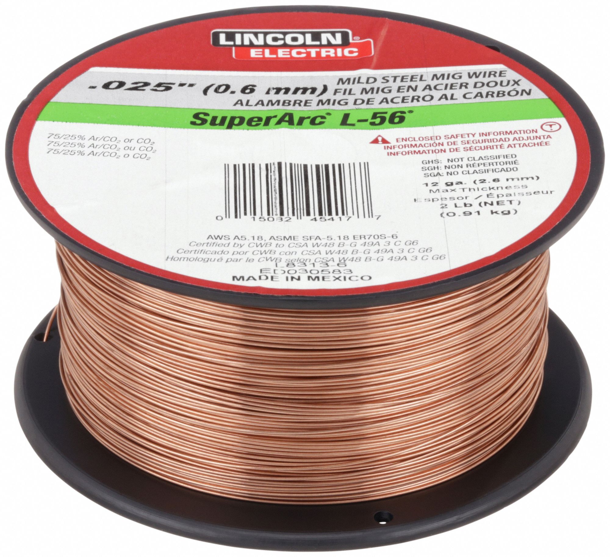 Carbon Steel, ER70S-6, MIG Welding Wire - 12C097|ED030583 Carbon Steel, ER70S-6, MIG Welding Wire - 12C097|ED030583