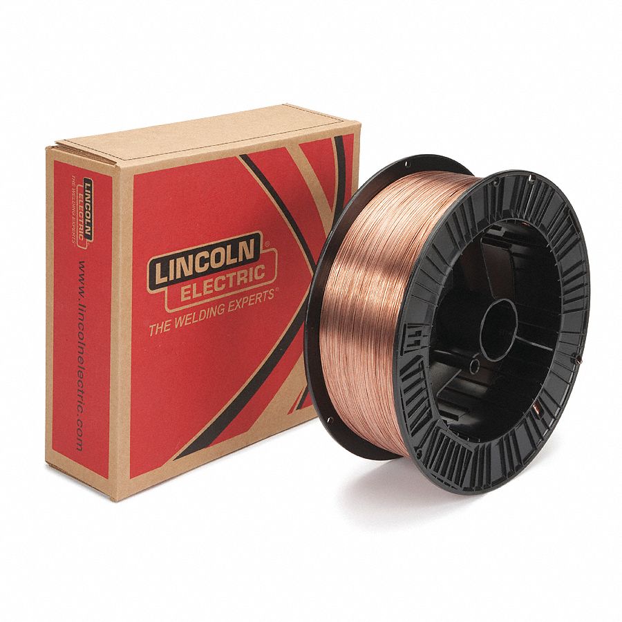 LINCOLN ELECTRIC 44 lb Carbon Steel Spool Mig Welding Wire with 0.045 ...