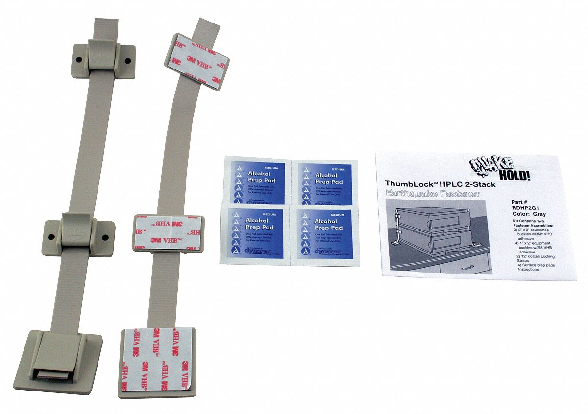 HPLC 2-STACK FASTENER KIT,GRAY