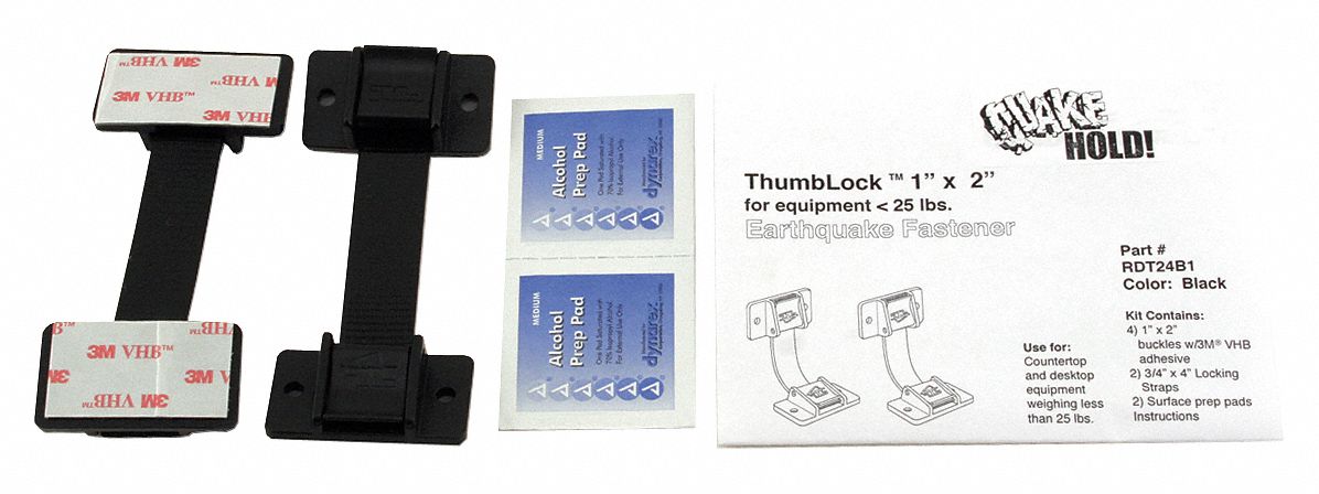 Equipment Fastener: 25 lb Wt Capacity, Nylon, Item to Item Bracing