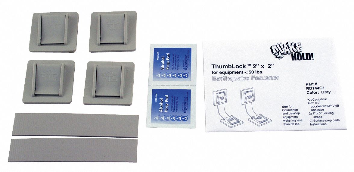 Equipment Fastener: 50 lb Wt Capacity, Nylon, Item to Item Bracing