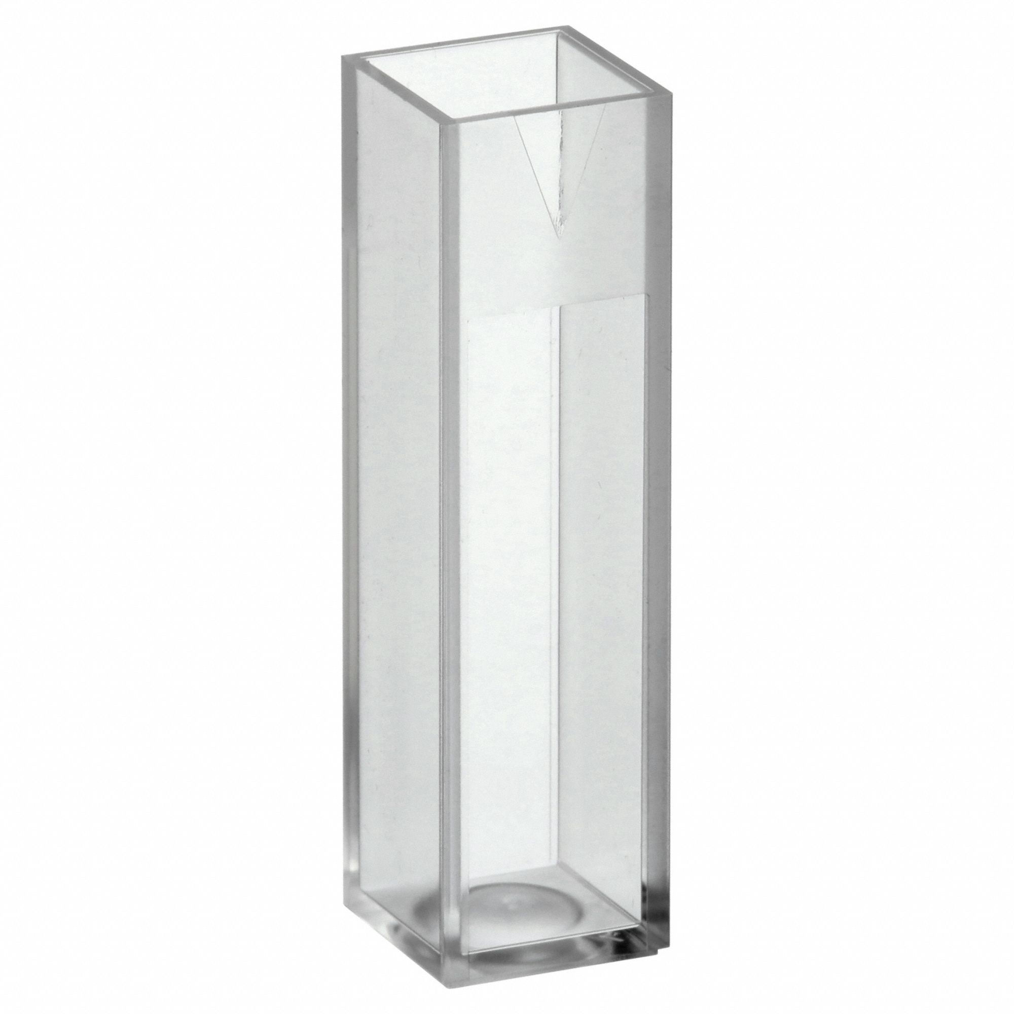 Cuvette, UV-VIS: PMMA, 4.5 mL Max Fill Volume, 2.5 mL Min Fill Volume, 900 nm Max Bandwidth