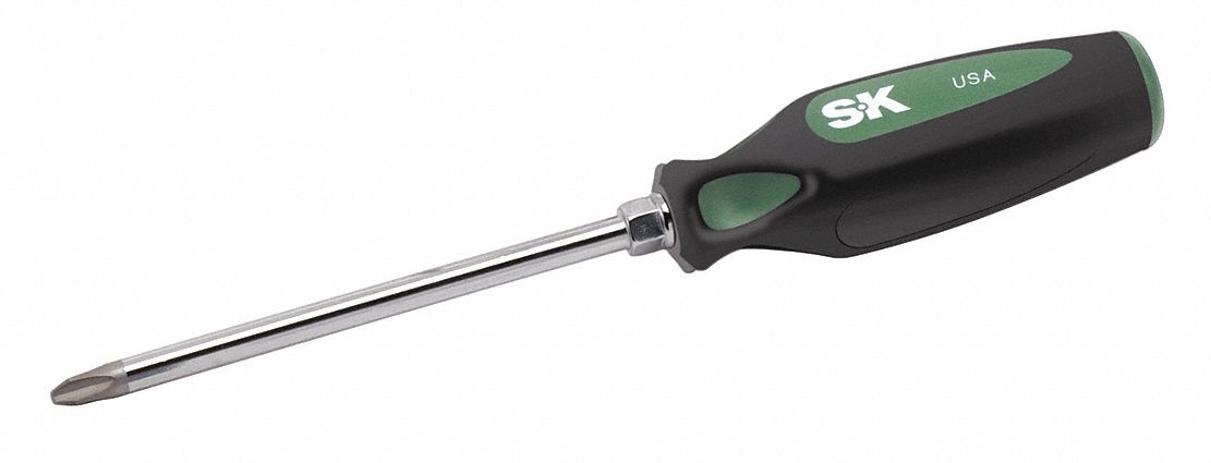 Screwdriver, Phillips, #3x6", Round w/Hex