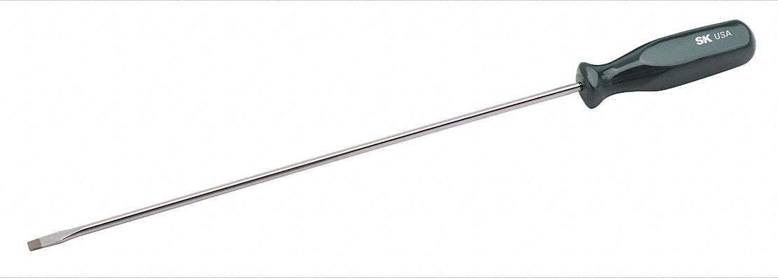 Screwdriver, Slotted, 3/16x12",