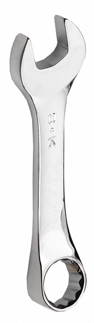 COMBINATION WRENCH, ALLOY STEEL, CHROME, 18 MM HEAD SIZE, 5 1/4 IN OVERALL L