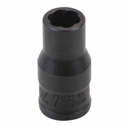 SK PROFESSIONAL TOOLS, 6.5 mm Socket Size, Bolt Extractor, Bolt ...