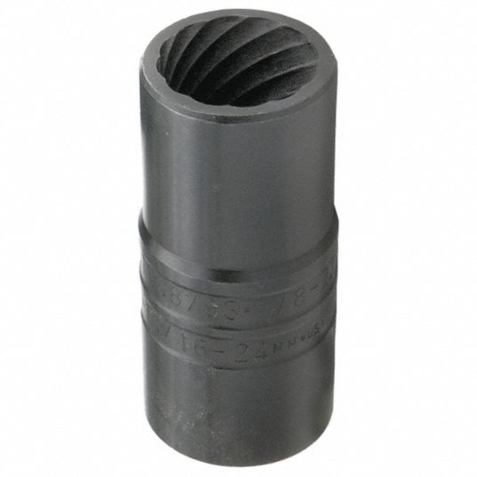 Rounded bolt deals extractor socket