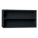 BASE CABINET, 60 IN X 27¾ IN X 31 IN, 2 FIXED SHELVES, BLACK, ASSEMBLED, BLACK, SHELVES
