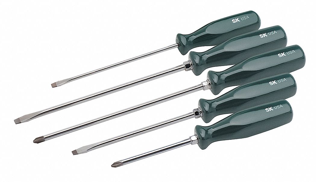 SK PROFESSIONAL TOOLS, Screwdriver Set - 12D231|86321 - Grainger