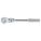 HAND RATCHET, 6 1/4 IN, CHROME, 1/4 IN